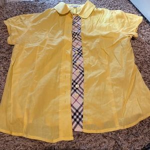 Vintage Burberry Button Down Shirt.